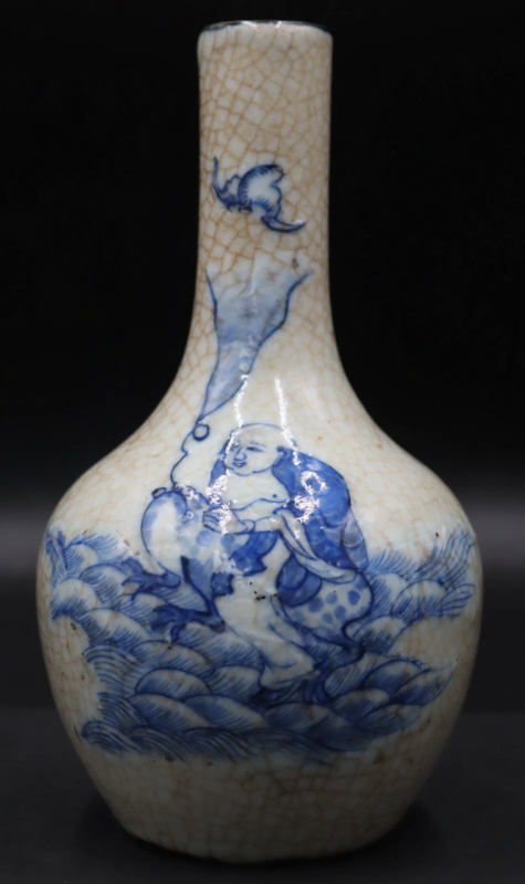 CHINESE BLUE AND WHITE CRACKLE 3b77a6