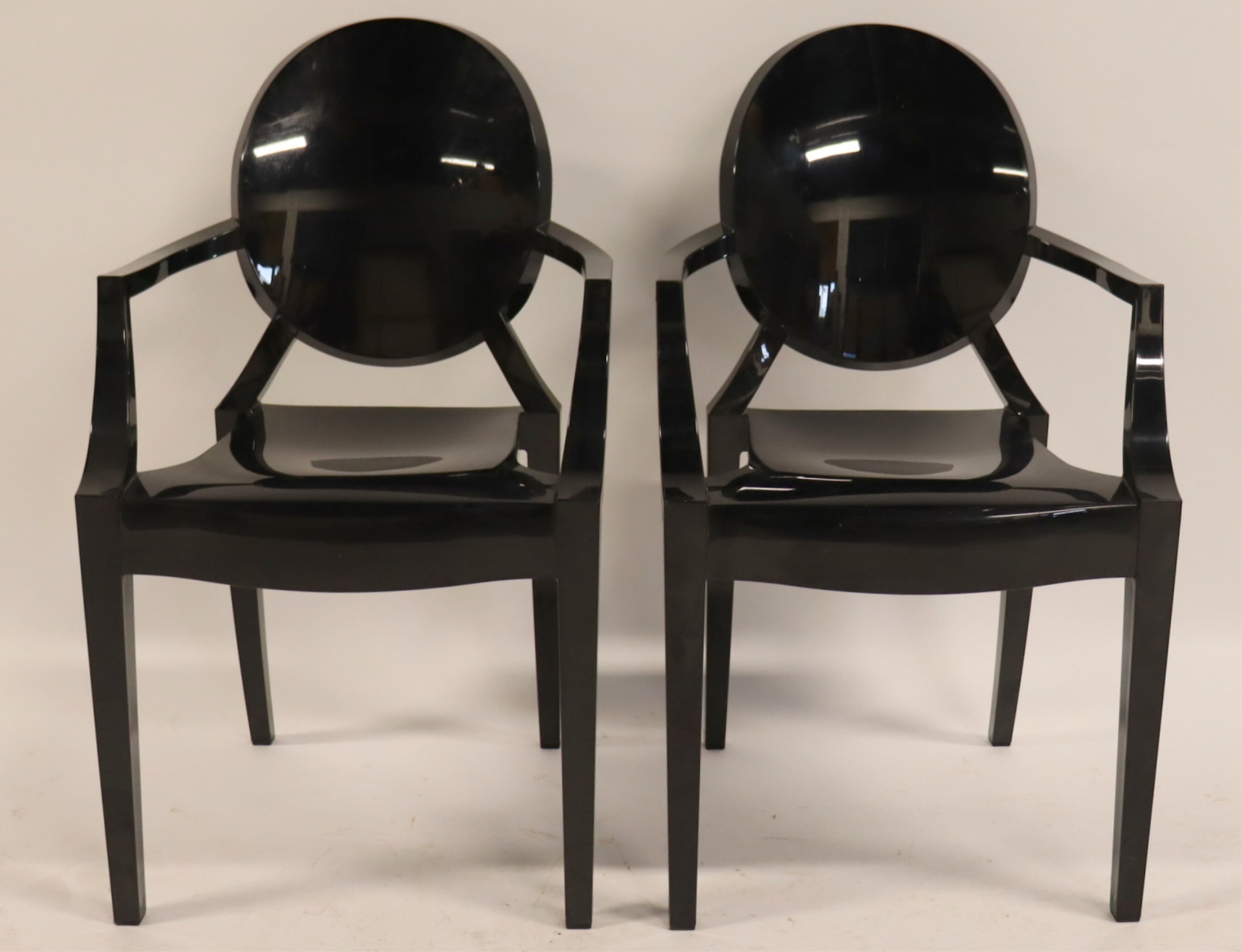 A PAIR OF KARTELL GHOST CHAIRS 3b7813