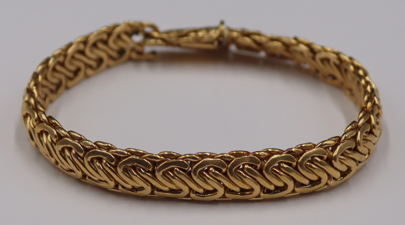 JEWELRY. ITALIAN 18KT GOLD ARTICULATED