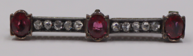 JEWELRY SILVER TOPPED GOLD RUBY 3b78c1