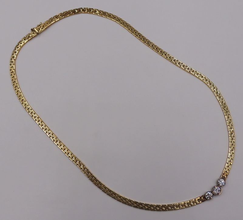 JEWELRY. ITALIAN 18KT GOLD AND