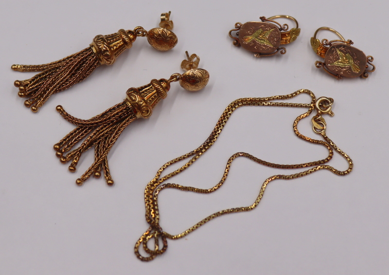 JEWELRY COLLECTION OF 14KT GOLD 3b7905