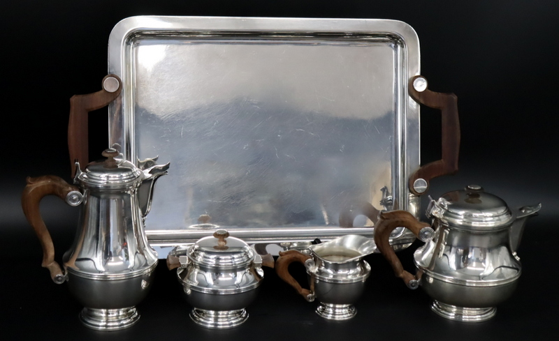 SILVERPLATE 4 PC FRENCH CHRISTOFLE 3b7913