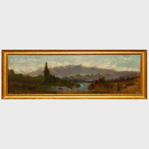 C KENNEY LAKE SCENE IN MOUNTAINS  3b7927