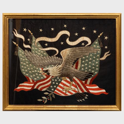 JAPANESE EXPORT EMBROIDERED EAGLE 3b792c