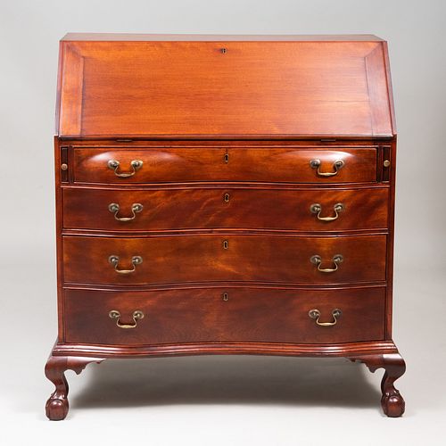 CHIPPENDALE STYLE MAHOGANY OXBOW 3b7928