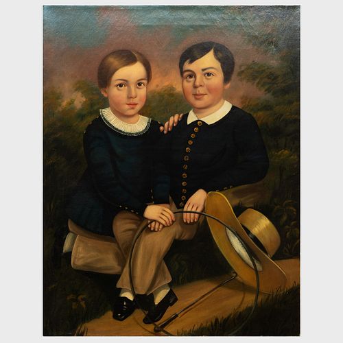 AMERICAN SCHOOL: PORTRAIT OF TWO