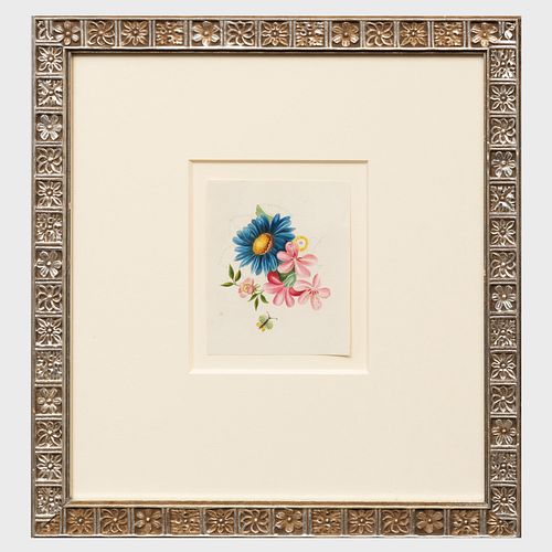 AMERICAN SCHOOL FLORAL BOUQUETWatercolor 3b7a18