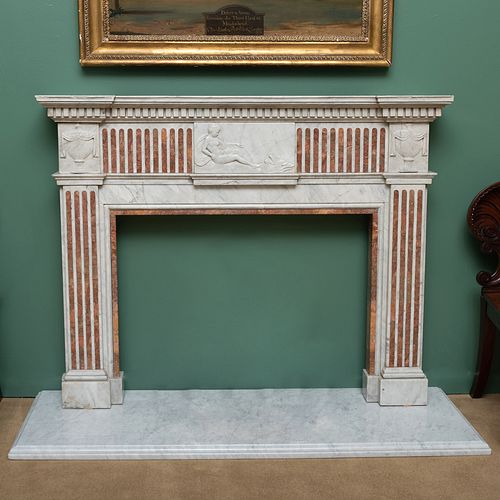 GEORGE III STYLE INLAID MARBLE