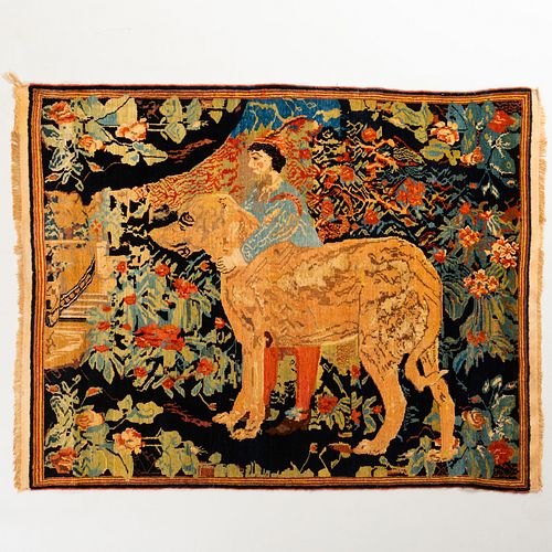 SEYCHOUR FIGURAL RUG4ft. 9 in.