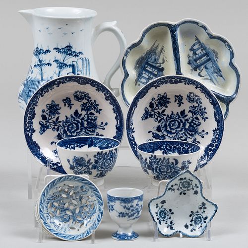 GROUP OF BLUE AND WHITE PORCELAIN 3b7b5a