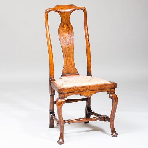 GEORGE II WALNUT AND FRUITWOOD 3b7b93