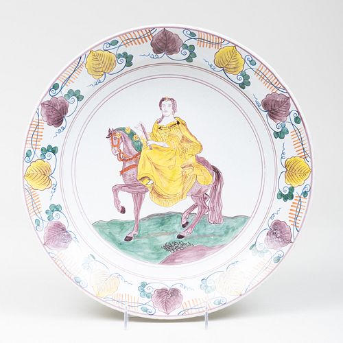 DELFT CHARGER OF MARY OF ORANGEBlue