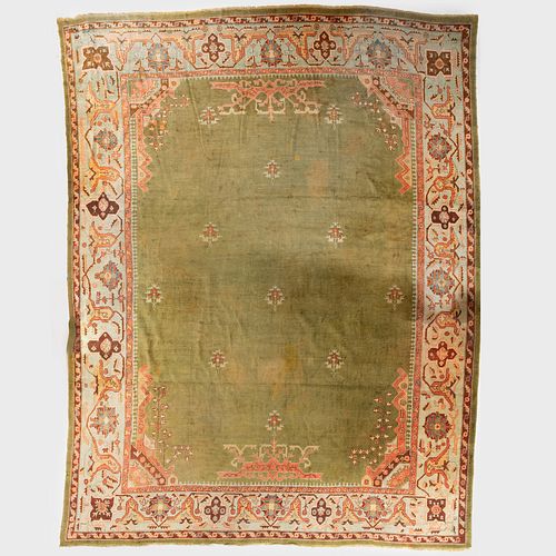 TURKISH OUSHAK CARPET17 ft. 3 in.