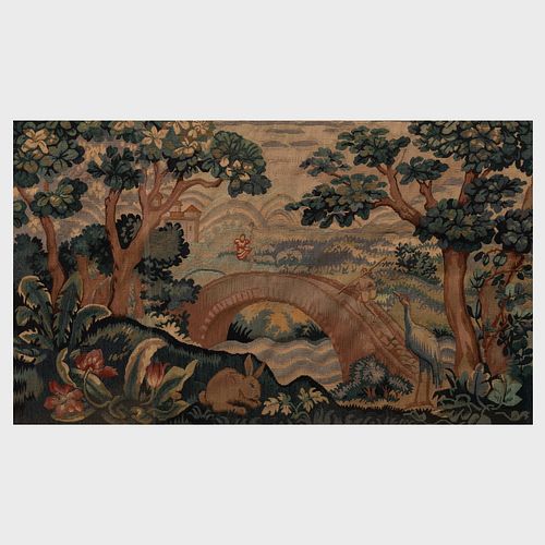 FLEMISH TAPESTRY PASTORALE FRAGMENT32 3b7c1b