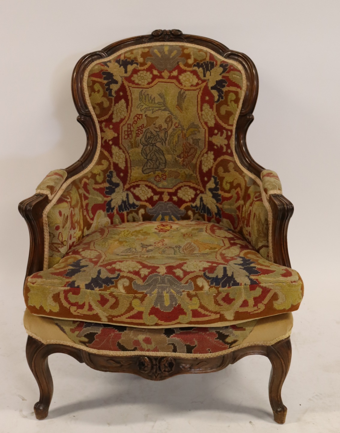 ANTIQUE LOUIS XV STYLE CHAIR Great 3b7c3f