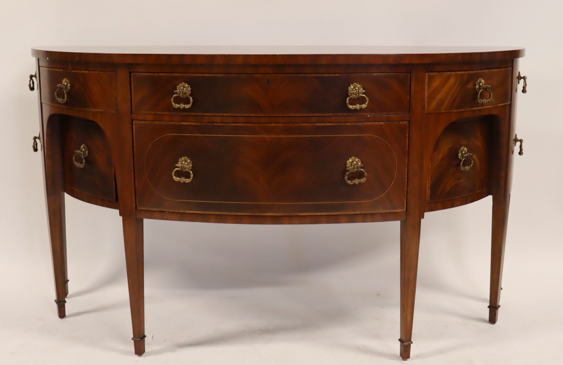 MAITLAND SMITH DEMILUNE SIDEBOARD.