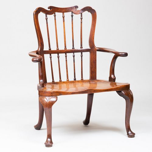 FINE AND UNUSUAL GEORGE II MAHOGANY 3b7c77