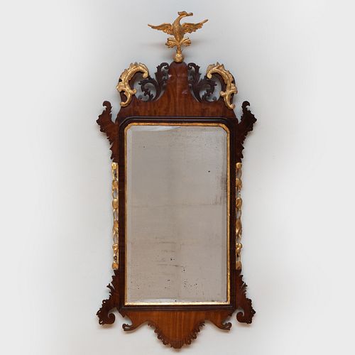 GEORGE II MAHOGANY AND PARCEL GILT 3b7c7f