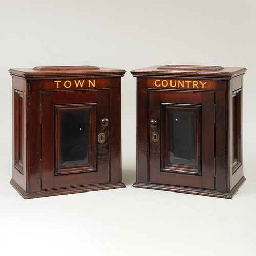 TWO VICTORIAN MAHOGANY COUNTRY 3b7c98