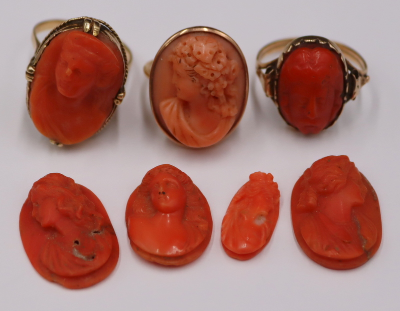 JEWELRY ANTIQUE VINTAGE CARVED 3b7d45