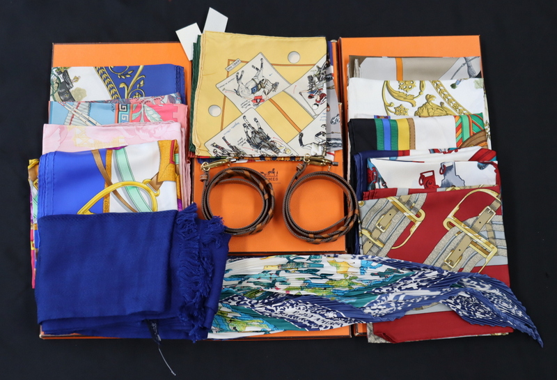 COUTURE. COLLECTION OF HERMES SCARVES