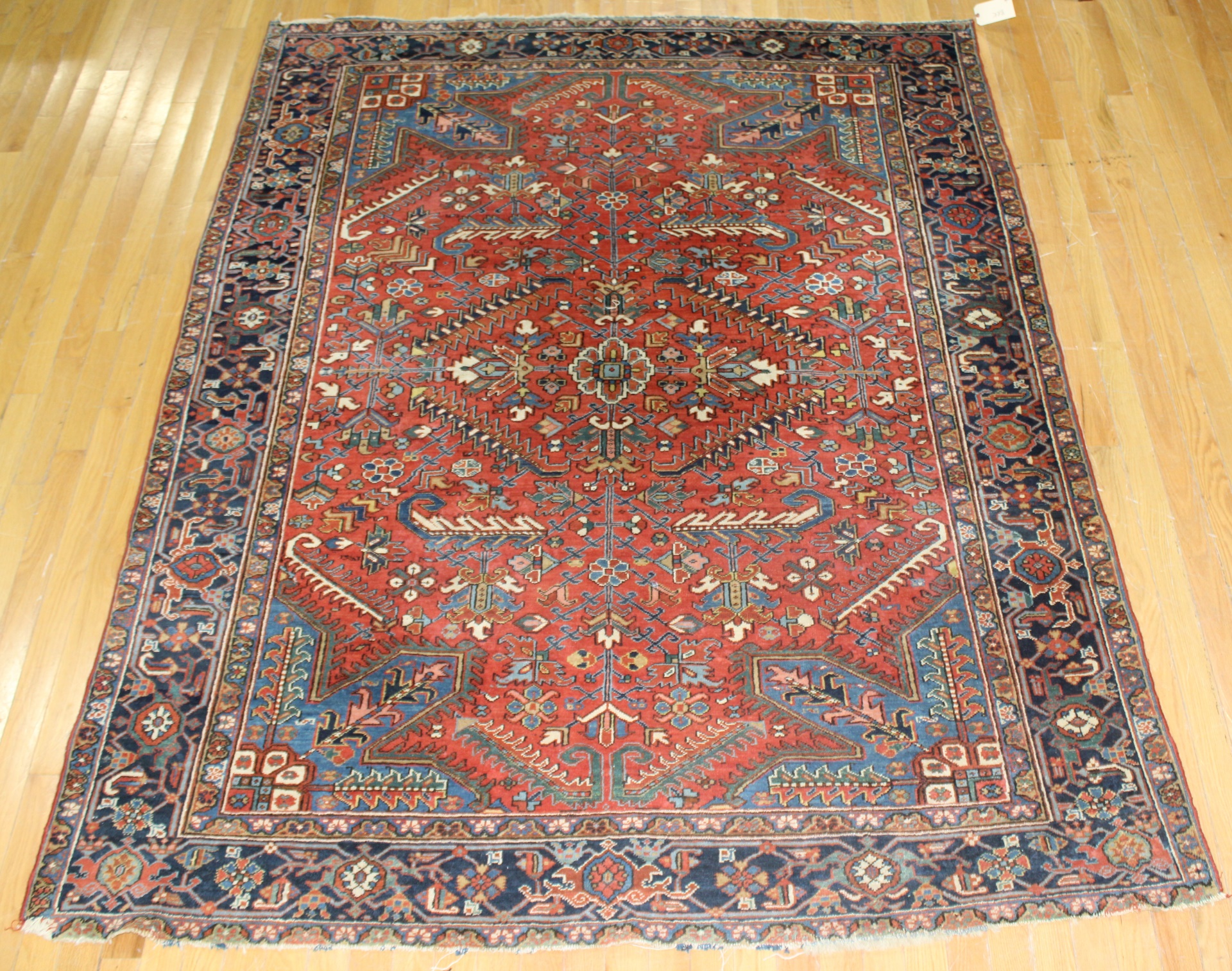 ANTIQUE AND FINELY HAND WOVEN HERIZ 3b7ecc