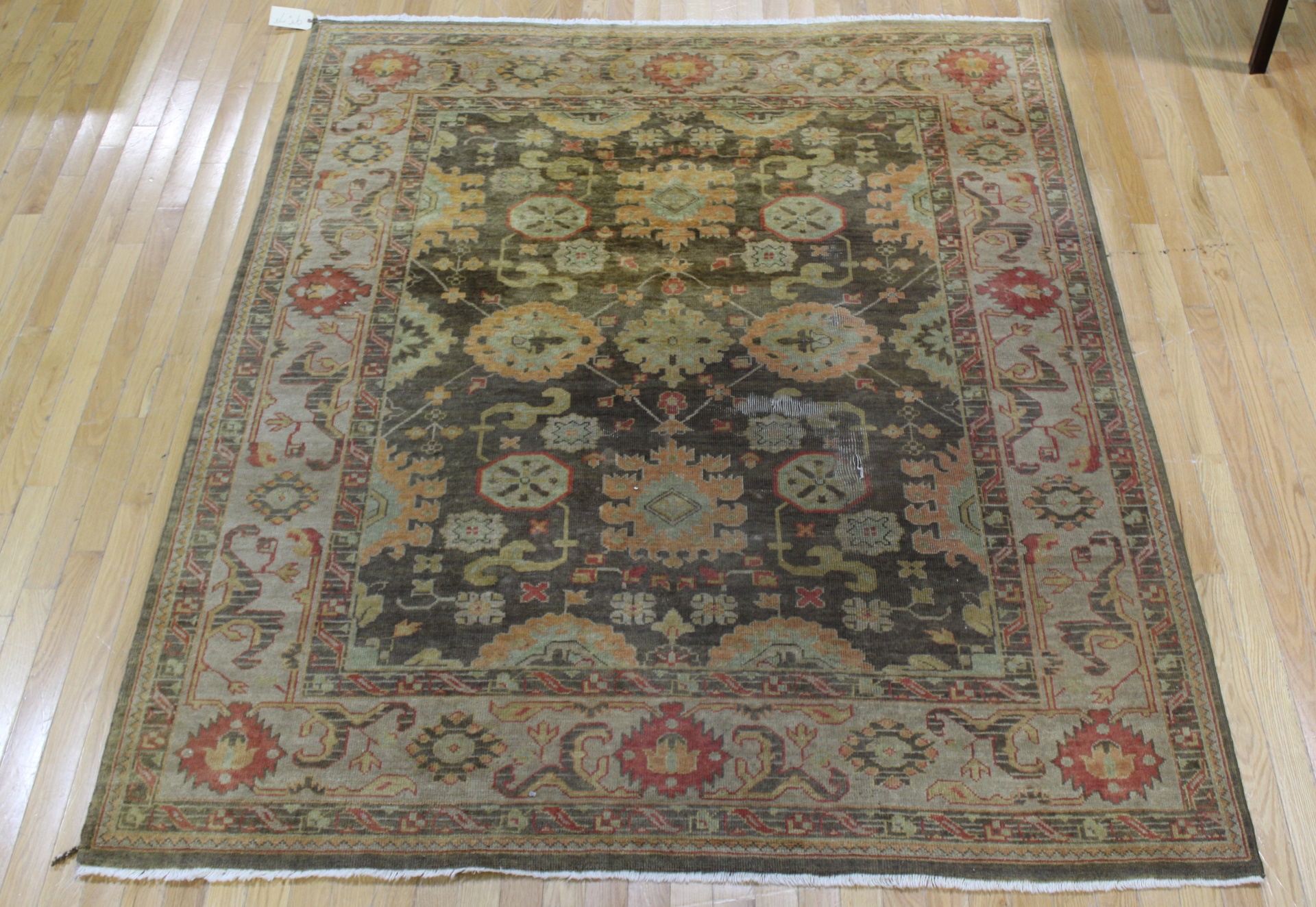 ANTIQUE AND FINELY HAND WOVEN OUSHAK 3b7ece