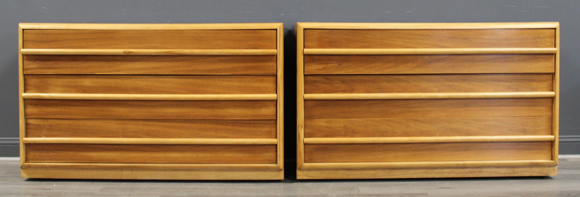 MIDCENTURY PAIR OF 3 DRAWER ROBESJOHN