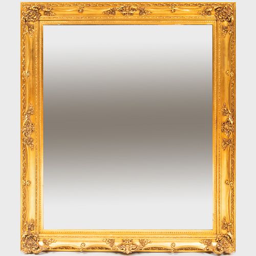 RéGENCE STYLE GOLD PAINTED MIRROR,