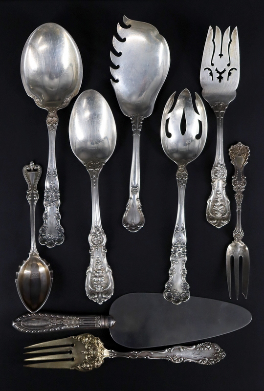 STERLING. ASSORTED GROUPING OF STERLING