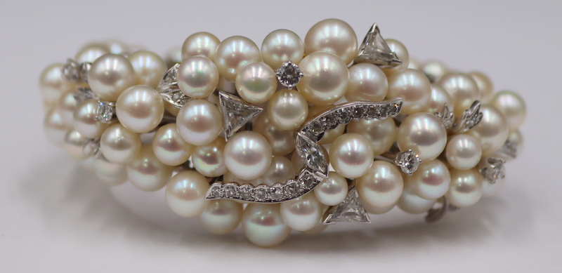 JEWELRY 14KT PEARL AND DIAMOND 3b8098