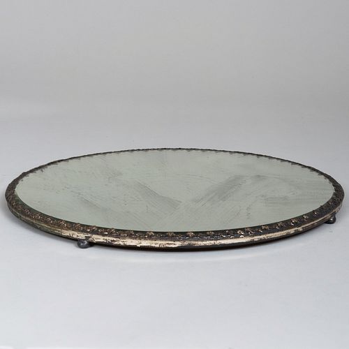 SILVER PLATE MOUNTED MIRROR SURTOUT14