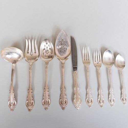 SILVER PLATE PART FLATWARE SERVICEComprising:

Sixteen