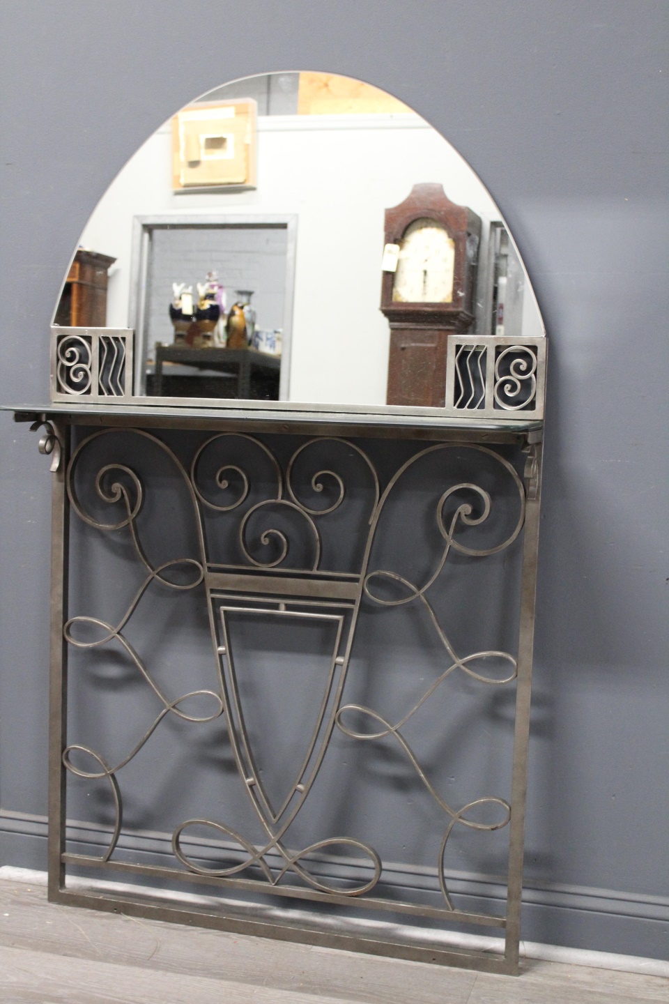 FRENCH ART DECO CONSOLE ARCHED 3b8159
