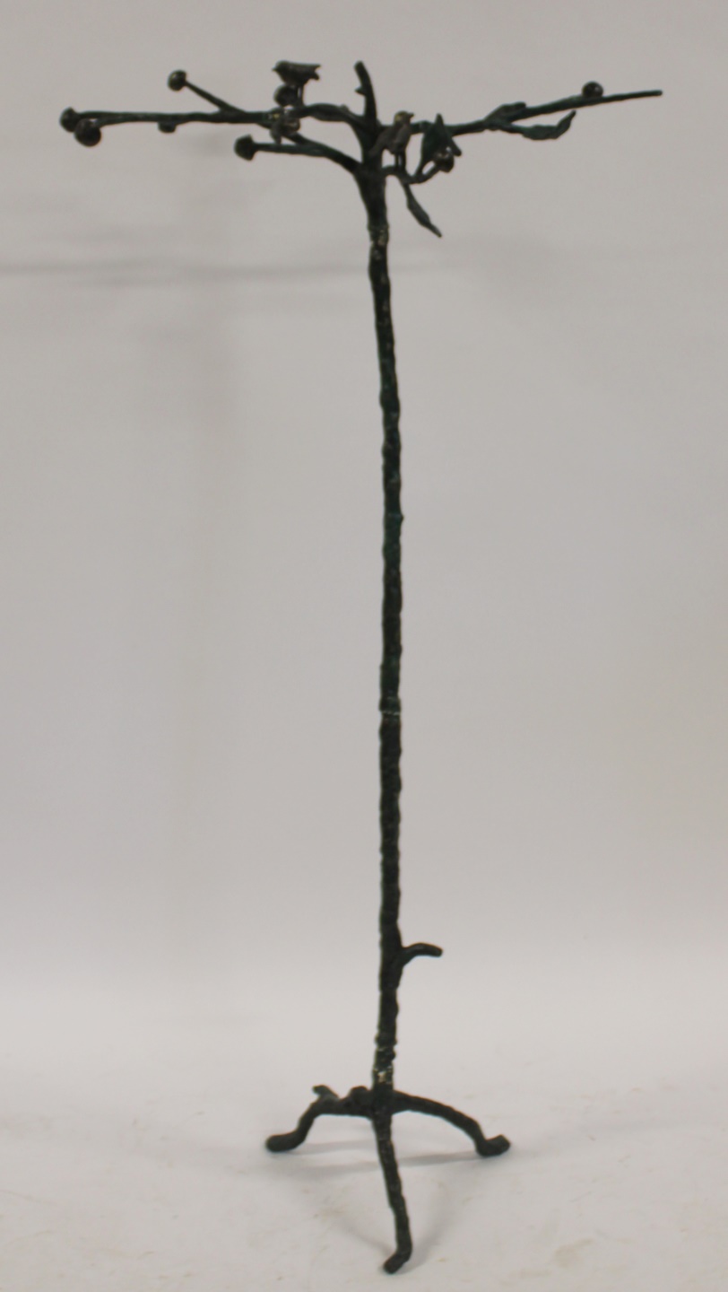 VINTAGE PATINATED BRONZE TREE FORM 3b816b