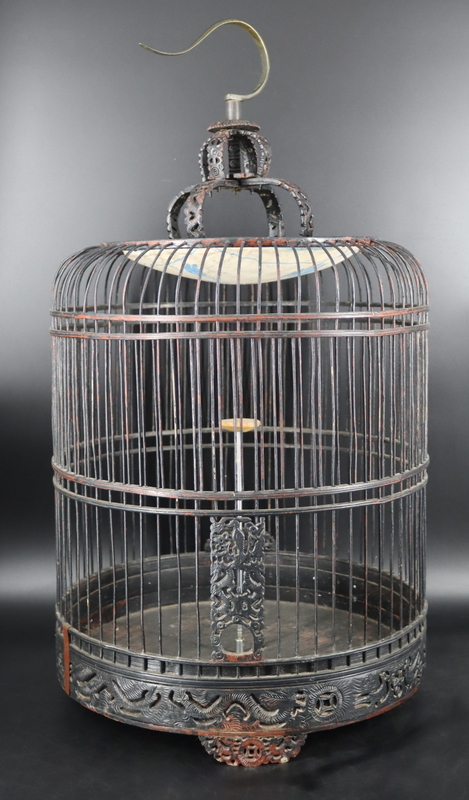 19TH CENTURY CHINESE BIRDCAGE WITH 3b8190