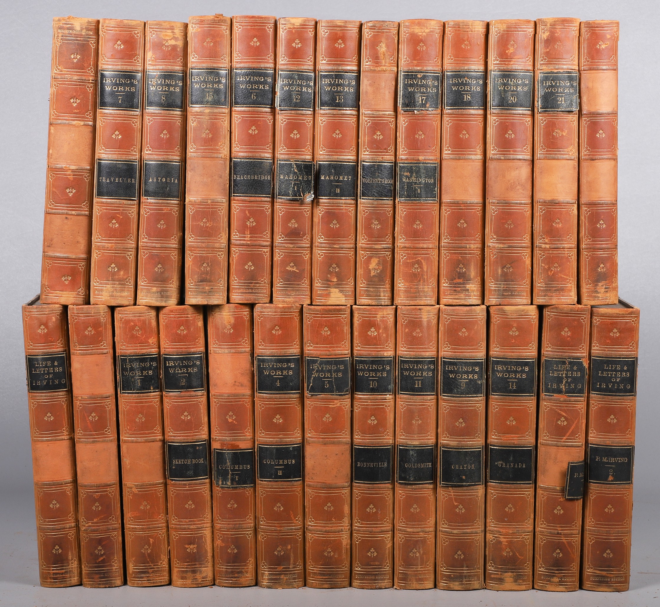 Twenty-six volumes of a set of