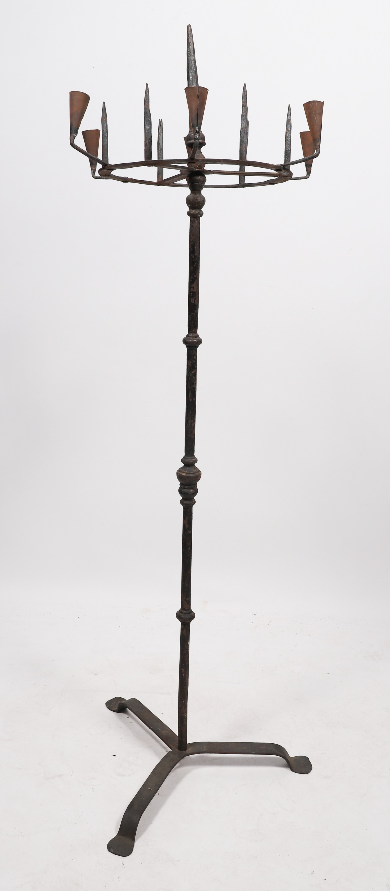 Wrought iron floor standing candle 3b5bba