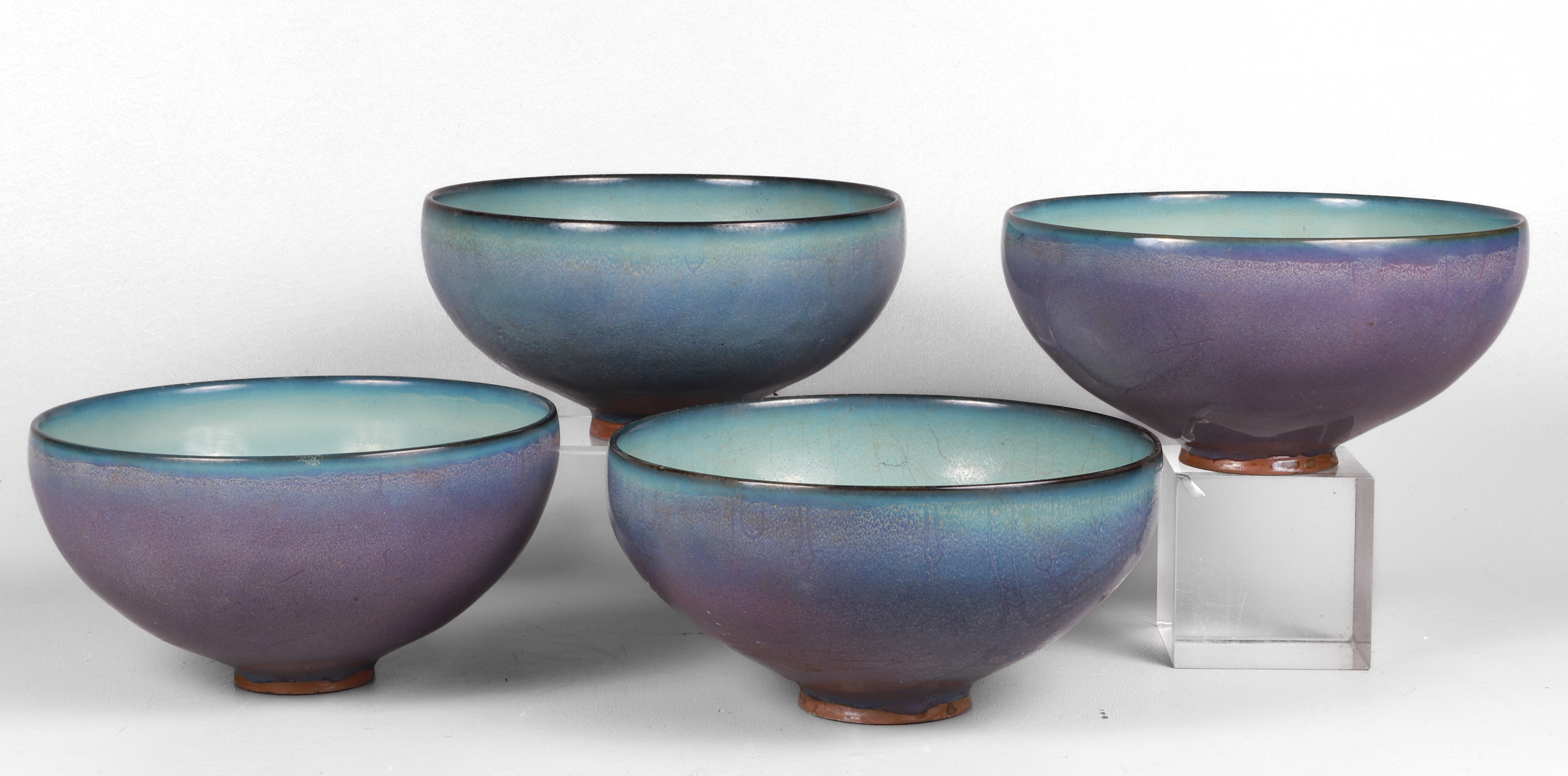 (4) Chinese Jun-ware porcelain