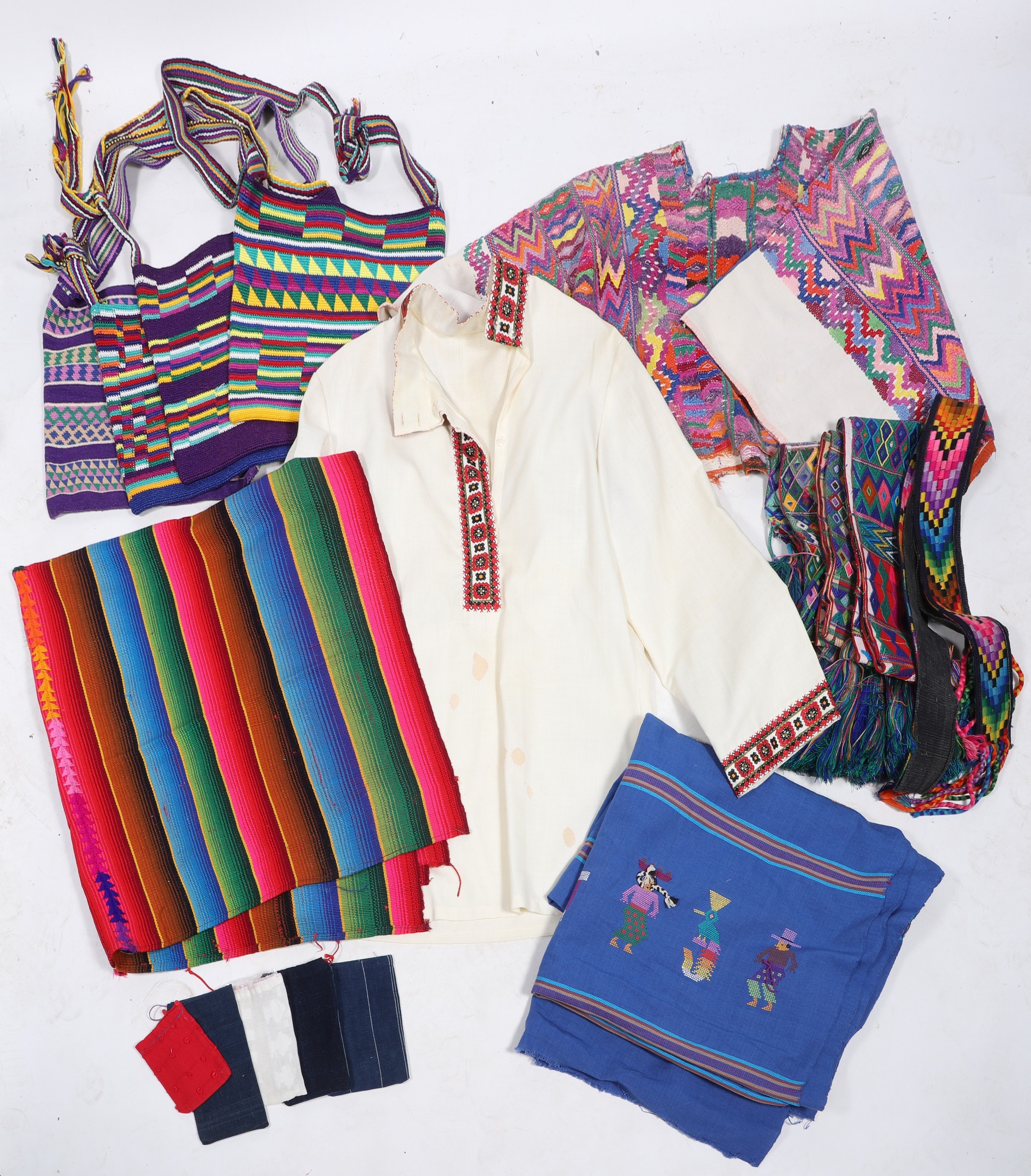 Ethnic garment and fabric grouping to