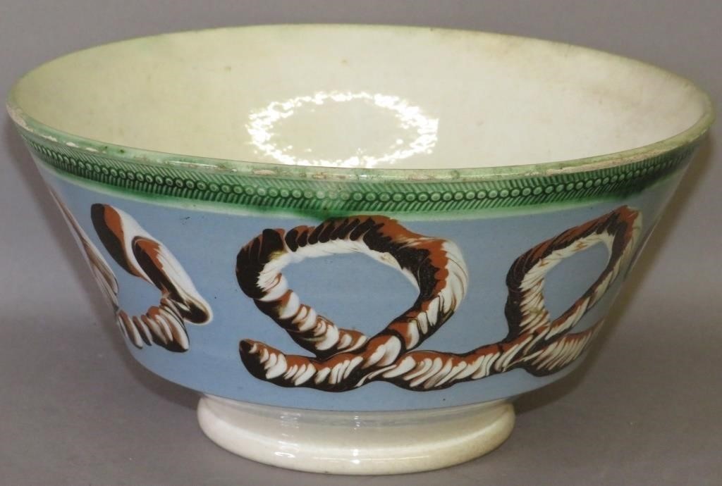 MOCHAWARE EARTHWORM PATTERN BOWLca  3b5d9c