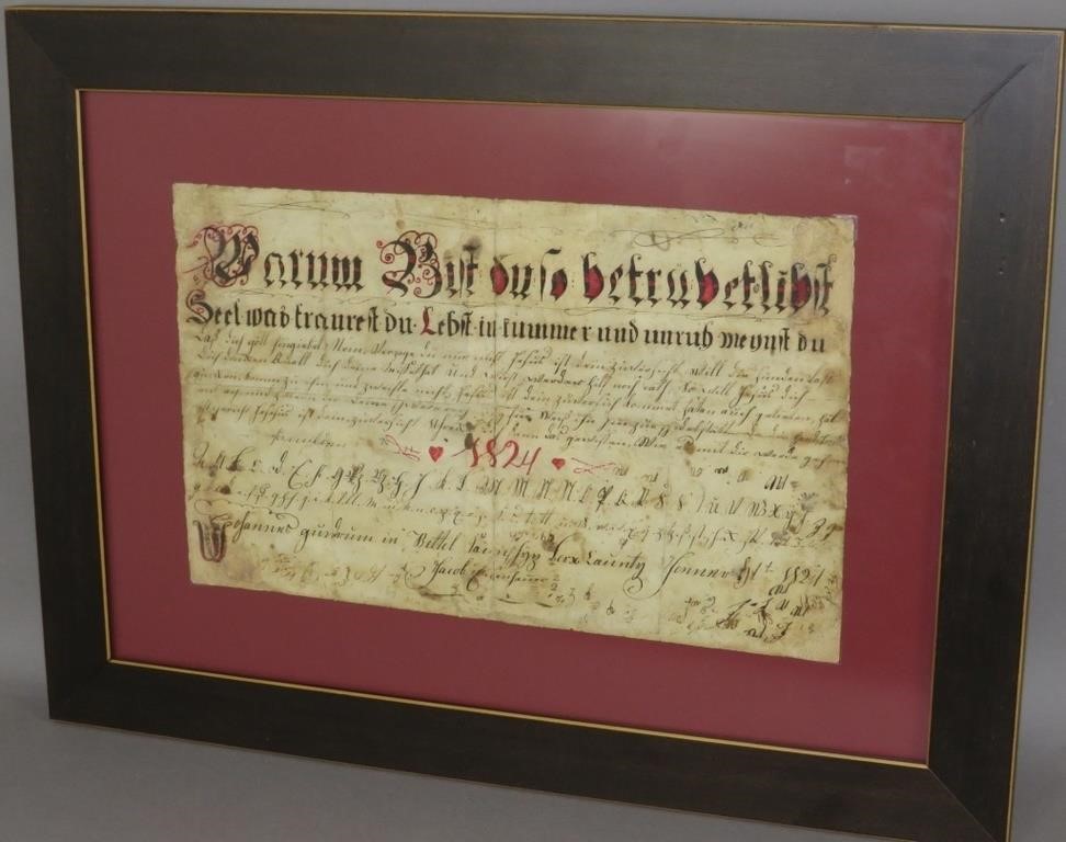 FRAMED BERKS CO PA VORSCHRIFFT 3b5e8f