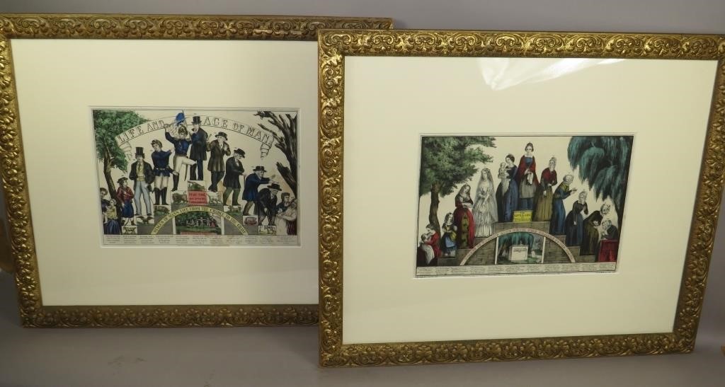 PAIR OF CURRIER & IVES PRINTSca.