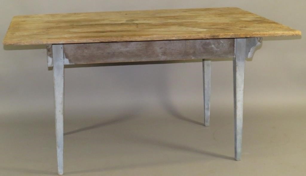 WORK TABLEca. 1840; in softwood
