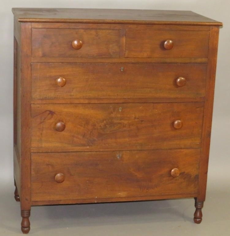 CHEST OF DRAWERSca 1820 in mahogany 3b6002