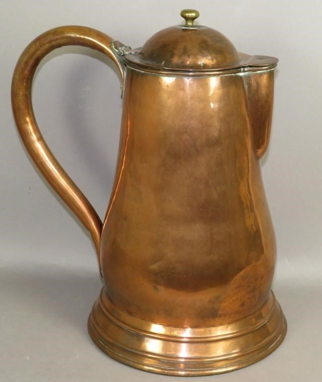 FINE DOMED LIDDED COPPER WATER/COFFEE