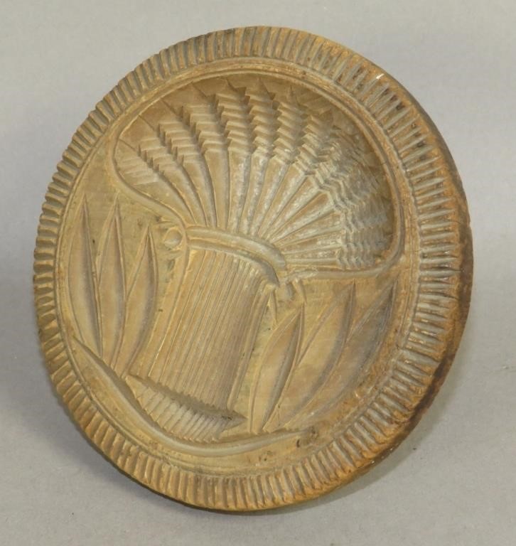 FINE CHIP CARVED WHEAT SHEAF PATTERN