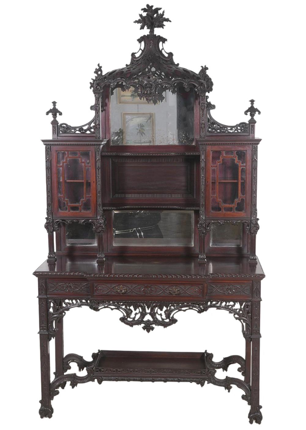 EDWARDS ROBERTS CHINESE CHIPPENDALE 3b60d1