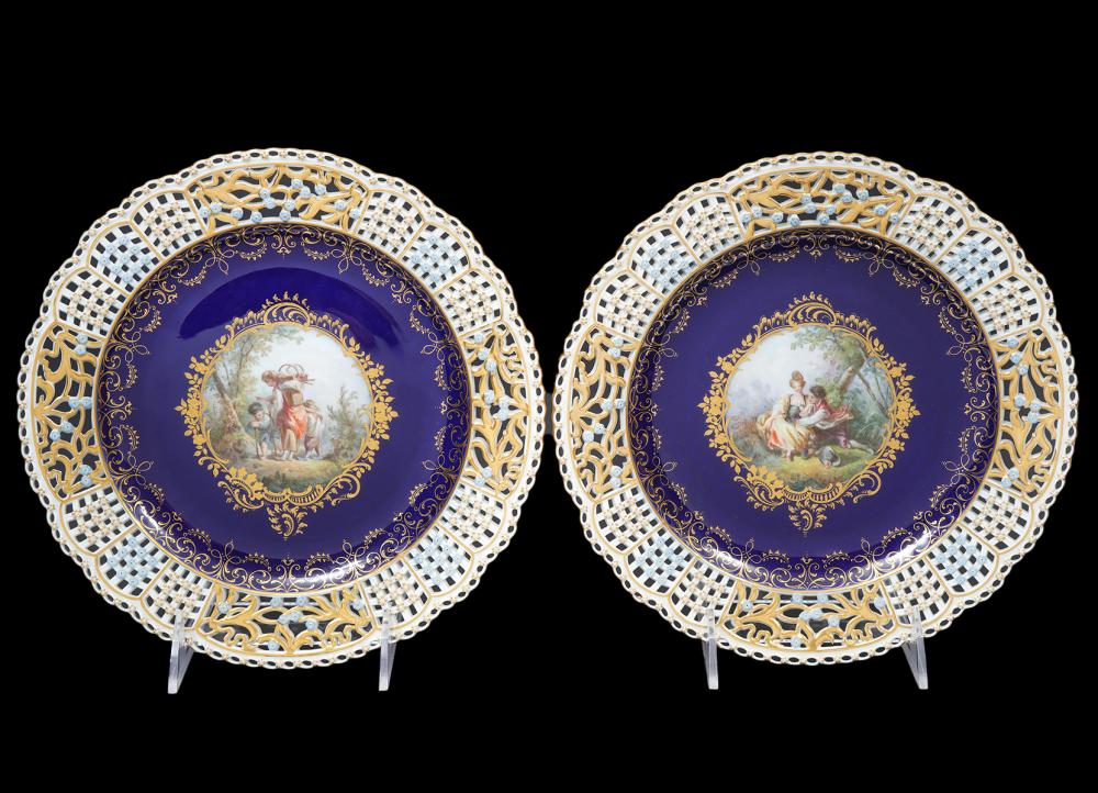 PR. MEISSEN ANTIQUE RETICULATED